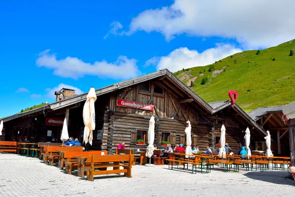 Montanha Latemar Obereggen Nas Dolomitas Itália — Fotografia de Stock