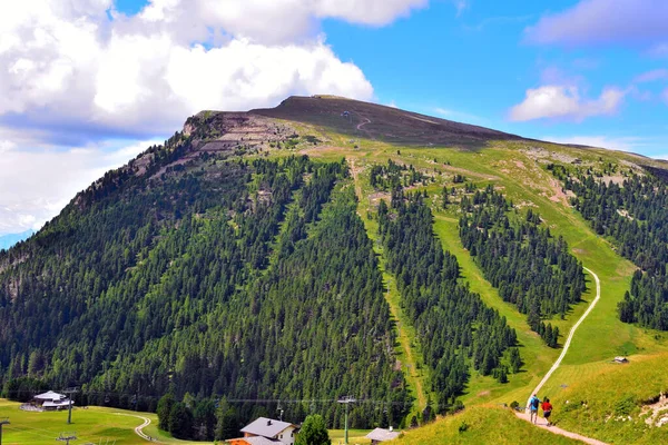 Góra Latemar Obereggen Dolomitach Włochy — Zdjęcie stockowe