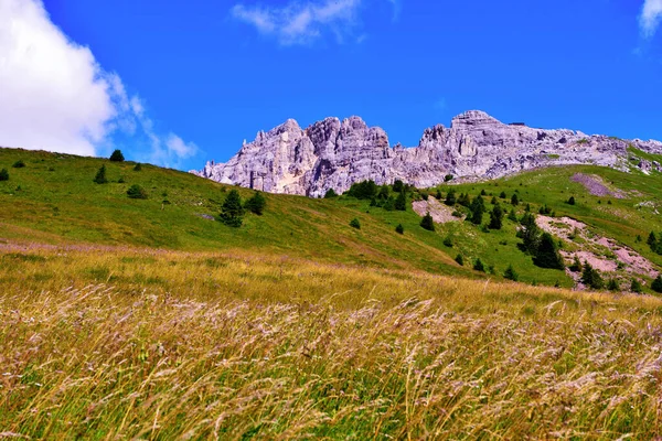 Góra Latemar Obereggen Dolomitach Włochy — Zdjęcie stockowe