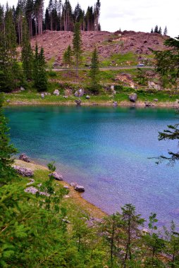Carezza Gölü Dolomiti alto adige İtalya