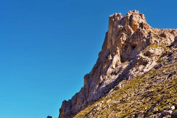 Salta Para Torre Caminho Refúgio Pisa Latemar Predazzo Pampeago Dolomites — Fotografia de Stock