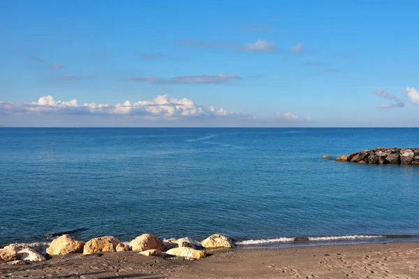 Strand Von Amantea Kalabrien Italien — Stockfoto