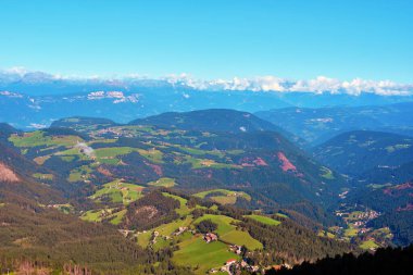 panorama late obereggen alto Adige Italia