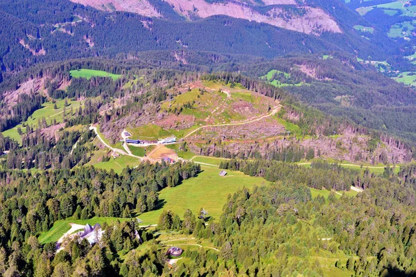 Panorama Latemar Obereggen Alto Adige Italia — Fotografia de Stock