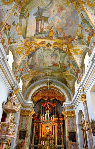 All Interno Del Santuario Della Madonna Pietralba Uno Dei Principali — Foto Stock