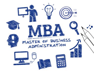 Master of Business Administration kavramı doodle