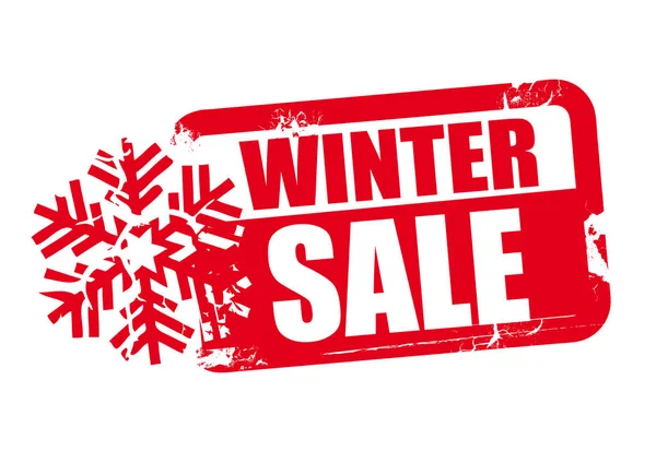 Winter sale promotion — Stock Vector