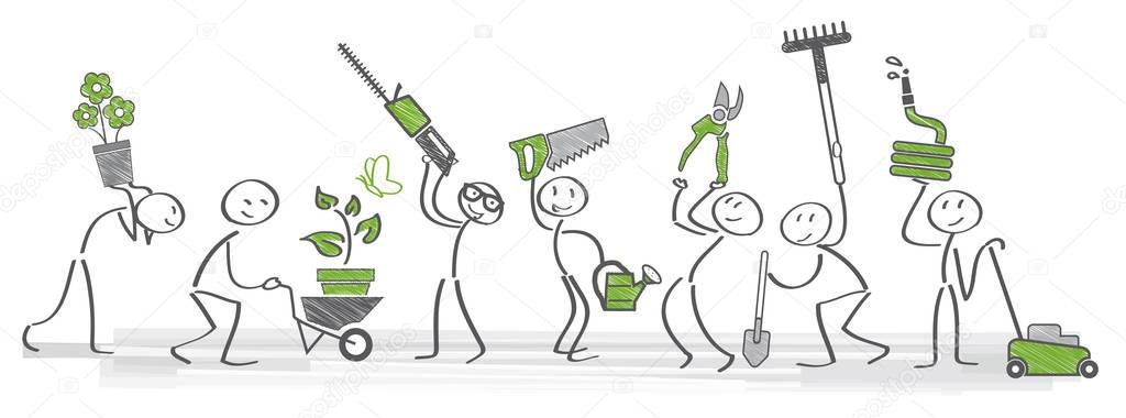 gardening vector ilustration