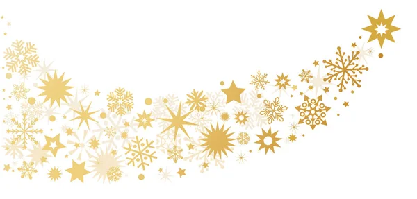 Estrellas de decoración de Navidad — Vector de stock
