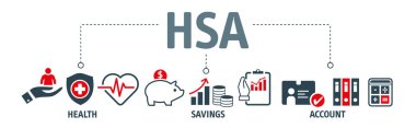 HSA Health Savings Account Vector Illustration