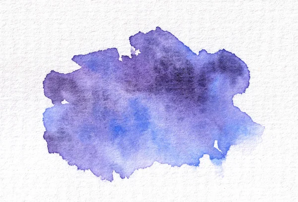 Mancha aquarela abstrata isolada para design de casamento e dia dos namorados. Lilás, roxo, violeta, lavanda — Fotografia de Stock