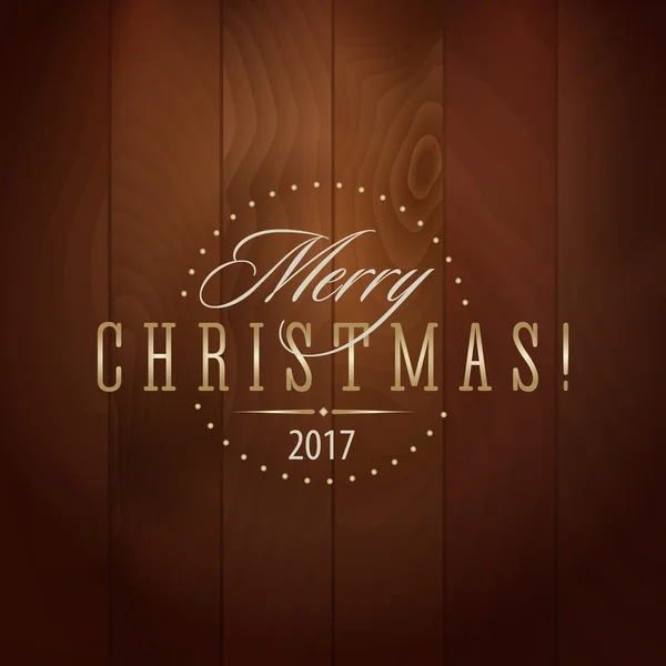 Frohe Weihnachten und ein gutes neues Jahr 2017 — Stockvektor