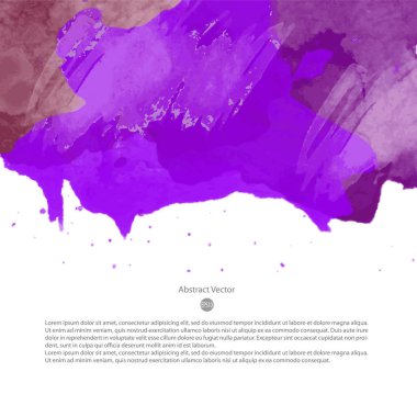 Parlak renkli afiş suluboya ile su sıçramalarına