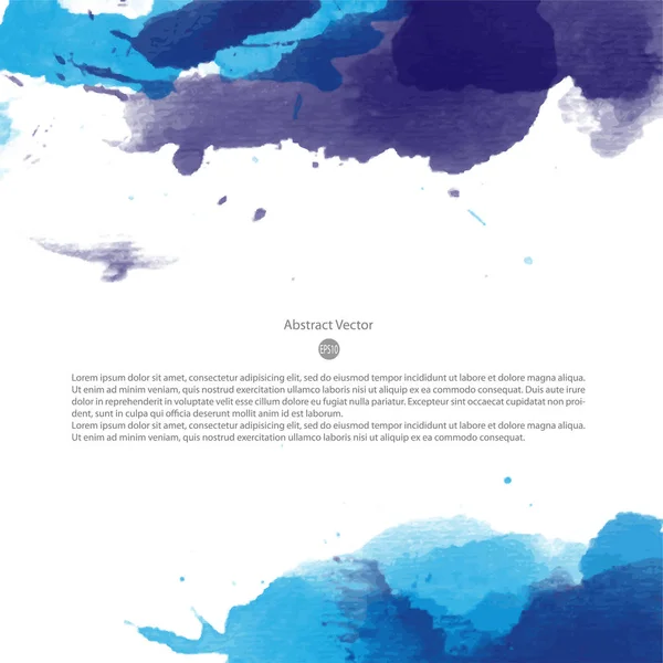 Parlak renkli afiş suluboya ile su sıçramalarına