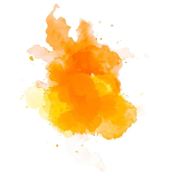 Arte abstracto fondo naranja. Pintura digital. Textura de color . — Vector de stock
