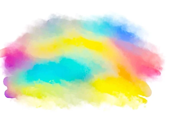 Arte abstrata fundo aquarela colorido. Pintura digital. Textura da cor . — Vetor de Stock