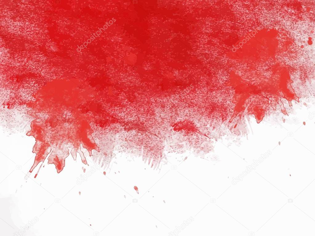 Abstract art red background. Digital painting. Color texture.