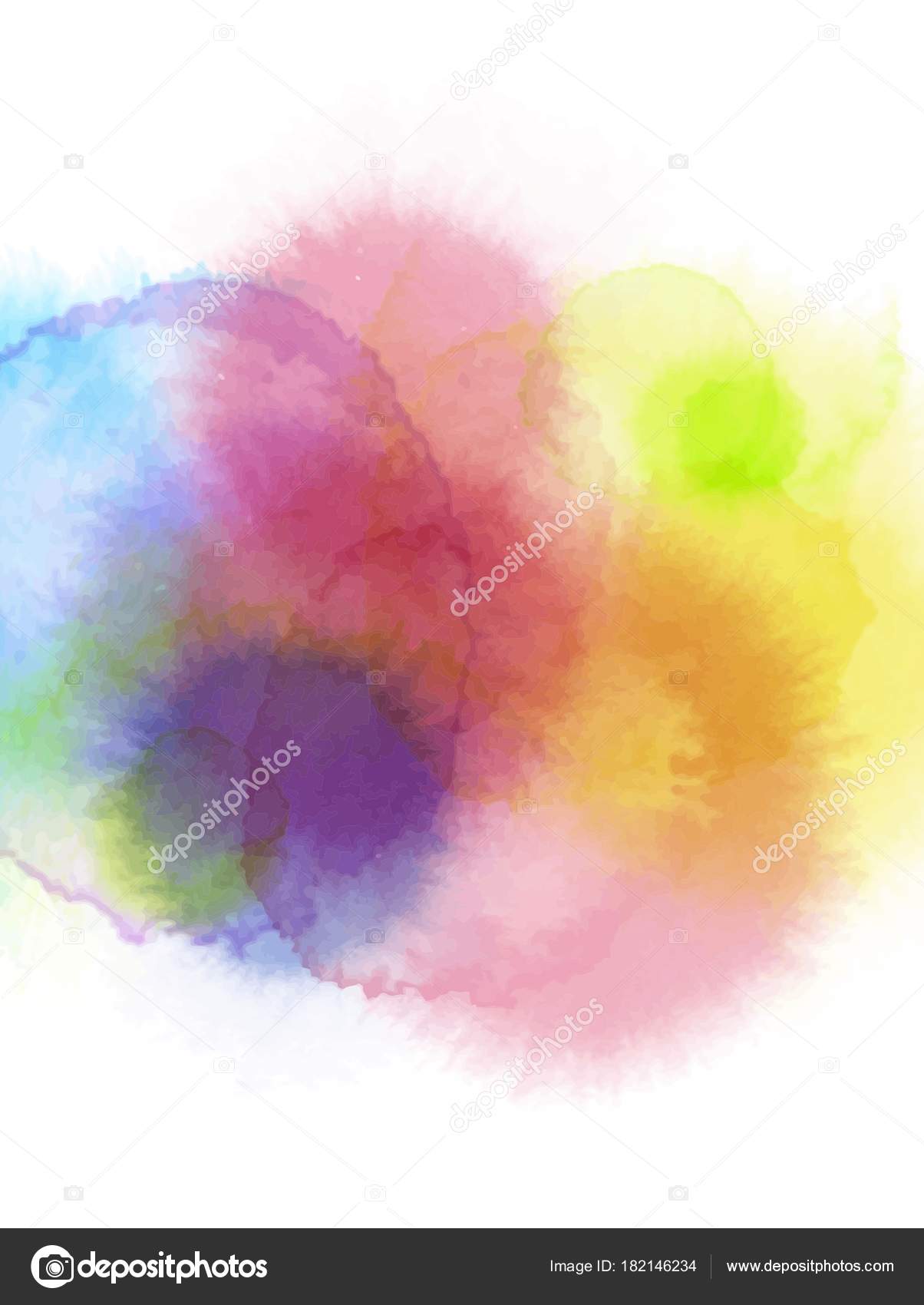Abstract art colorful watercolor background. Digital painting. Color  texture. Stock Photo by ©Antisana 182146234