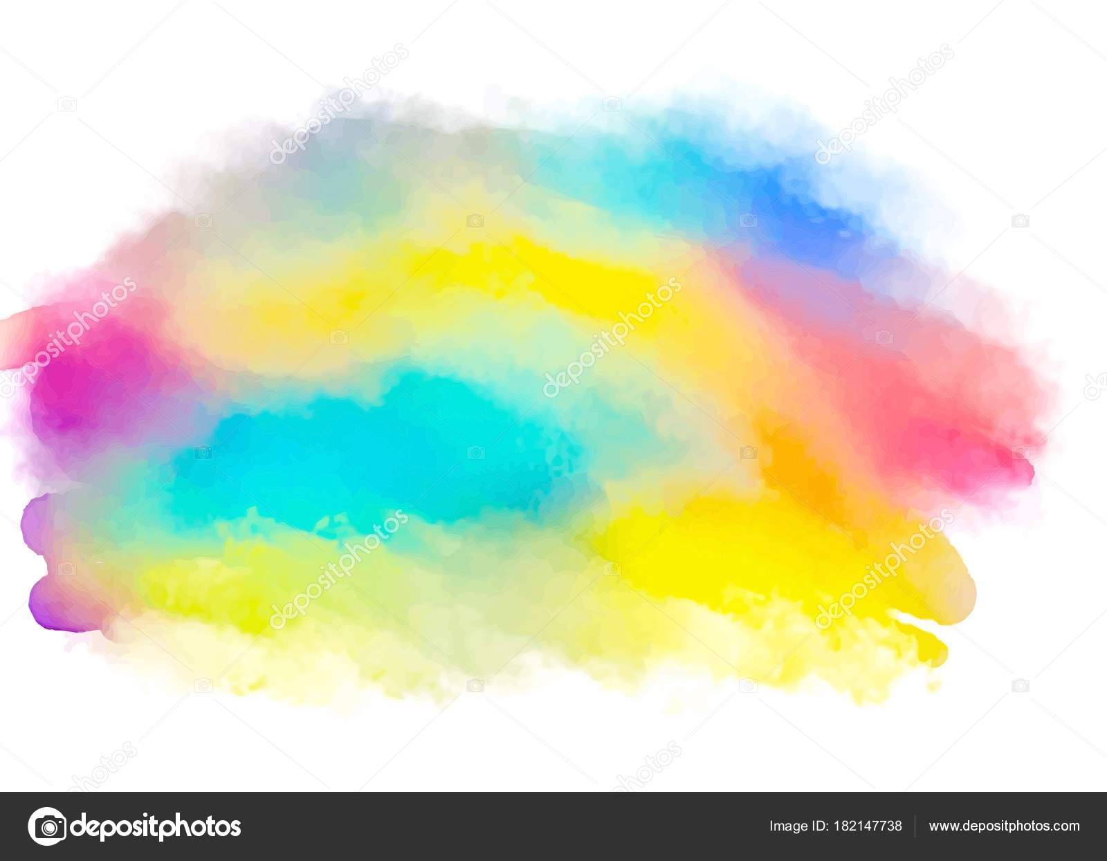 Abstract art colorful watercolor background. Digital painting. Color  texture. Stock Photo by ©Antisana 182147738