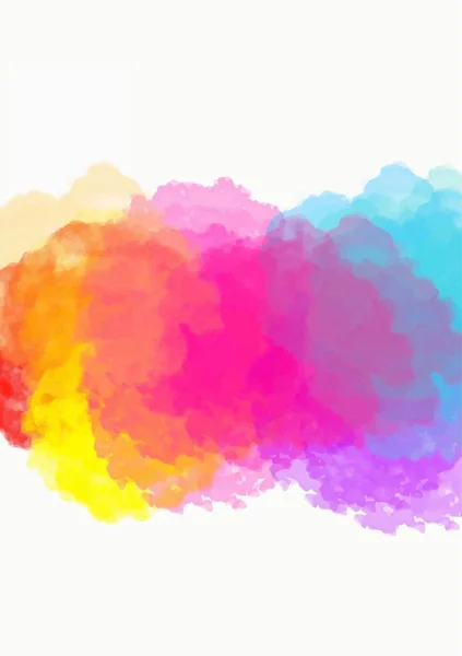 Абстрактное искусство красочного акварельного фона. Цифровая картина. Цветная текстура . — стоковое фото