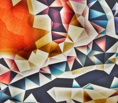 Contemporaly sanat. Soyut resim. Futuristik grafik tasarım şablonu