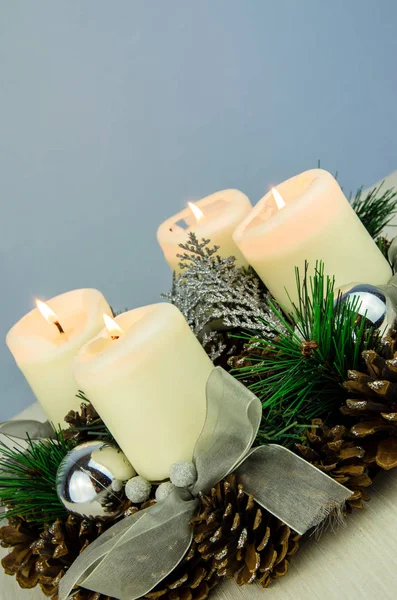 Adventskranzdekoration — Stockfoto