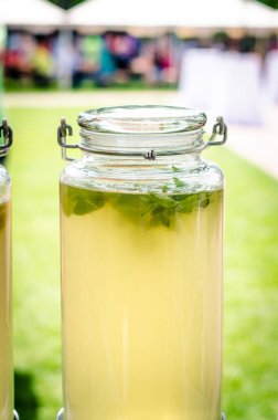 Naneli limonata Cam Kavanoz