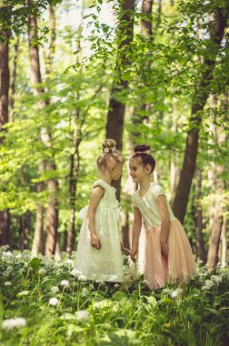 şirin kızlar ormanda