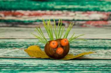 kestane yapılan güzel sonbahar rakamlar