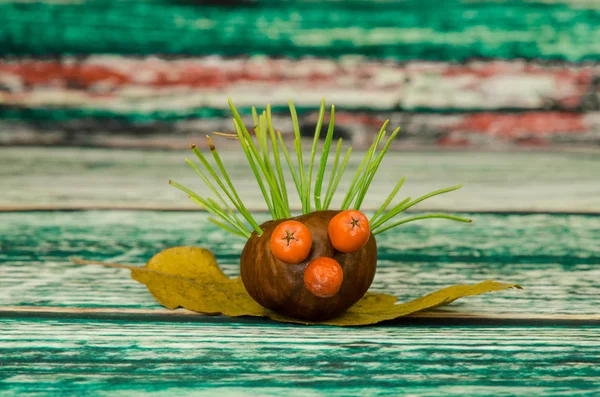 kestane yapılan güzel sonbahar rakamlar