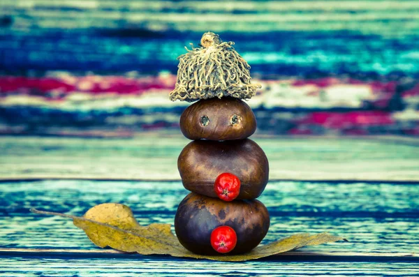 kestane sevimli kardan adam rakam