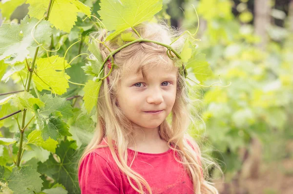 Lovely blond girl portrait — Stock Photo, Image