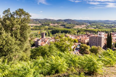 İspanya, otonom Katalonya Girona, Hostalric, Eylül 2016 ilinin