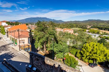 İspanya, otonom Katalonya Girona, Hostalric, Eylül 2016 ilinin