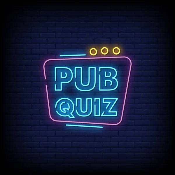 Koyu duvar arkaplanındaki parlak harfli Pub sınavı