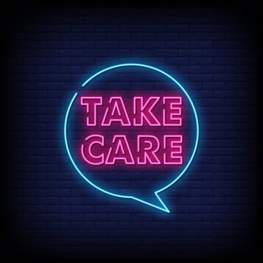 Koyu duvar arkaplanındaki parlak harflere dikkat edin, basitçe vektör illüstrasyonu 