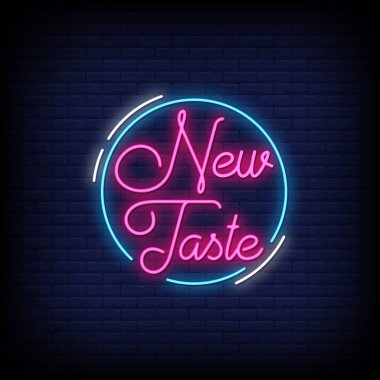 Yeni Tat - neon işaretleri biçimi metin 