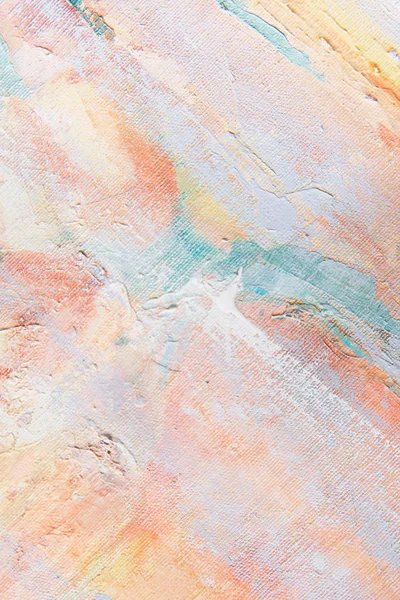 Pittura a olio con texture sfondo con colori pastello — Foto Stock