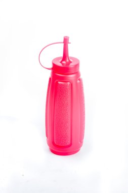 ketçap plastik kırmızı şişe