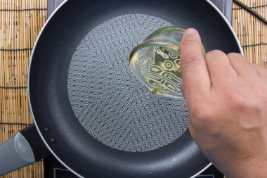 Yağ koyarak Şef kaydırmak için