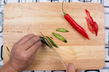 Hot Chili Peppers ahşap geniş kesim el