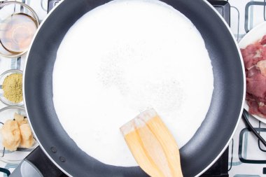 Hindistan cevizi sütü turner ile pişirme Şef