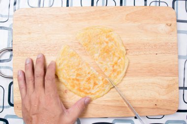 Roti ahşap geniş kesim Şef