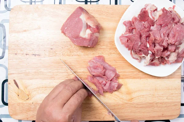 Pişirmeden önce sığır eti Dilimleme Şef 