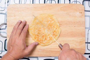 Roti ahşap geniş kesim Şef