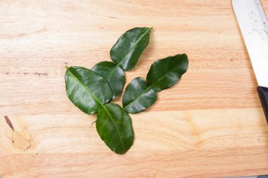 Güney Afrika'da bir kabile IME yaprak üzerinde ahşap geniş