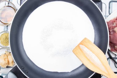 Hindistan cevizi sütü turner ile pişirme Şef