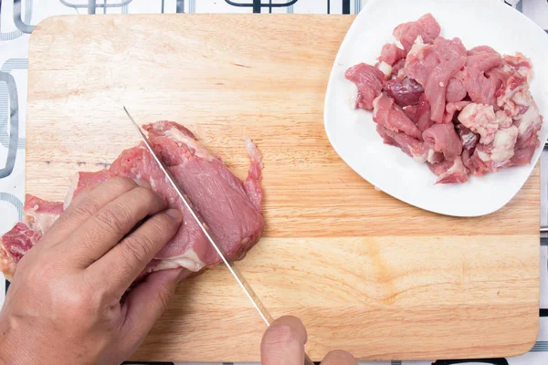Pişirmeden önce sığır eti Dilimleme Şef 