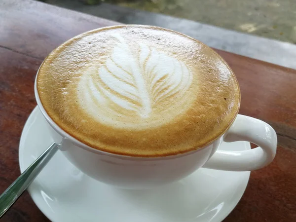 Latte coffeen sanat fincan