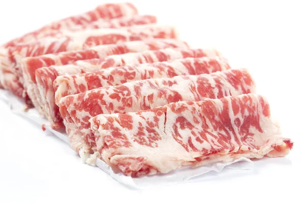 Cerrado rebanada de carne Wagyu — Foto de Stock